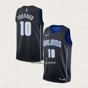 Evan Fournier NO 10 Camiseta Orlando Magic Statement Negro