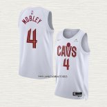 Evan Mobley NO 4 Camiseta Cleveland Cavaliers Association 2022-23 Blanco