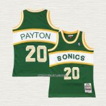 Gary Payton NO 20 Camiseta Nino Seattle SuperSonics Retro Historic Verde