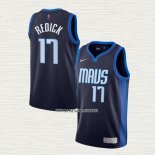 J.J. Redick NO 17 Camiseta Dallas Mavericks Earned 2020-21 Azul