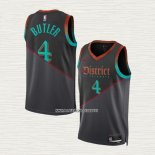 Jared Butler NO 4 Camiseta Washington Wizards Ciudad 2023-24 Negro