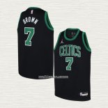 Jaylen Brown NO 7 Camiseta Nino Boston Celtics Statement Negro