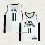 John Wall NO 11 Camiseta Los Angeles Clippers Ciudad 2019-20 Blanco