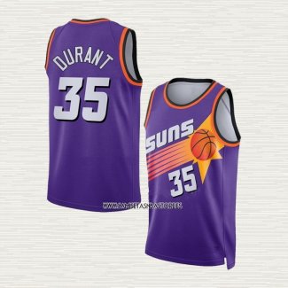 Kevin Durant NO 35 Camiseta Phoenix Suns Classic 2022-23 Violeta