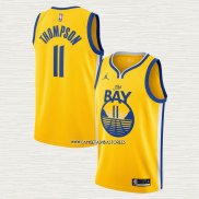 Klay Thompson NO 11 Camiseta Golden State Warriors Statement 2020-21 Oro