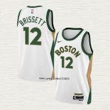 Oshae Brissett NO 12 Camiseta Boston Celtics Ciudad 2023-24 Blanco
