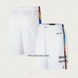 Pantalone Brooklyn Nets Ciudad 2022-23 Blanco