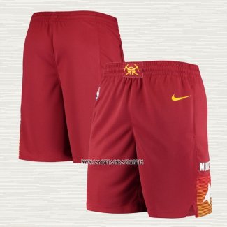 Pantalone Denver Nuggets Ciudad Edition 2020-21 Rojo