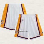 Pantalone Los Angeles Lakers Mitchell & Ness 2009-10 Blanco