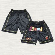 Pantalone Miami Heat Ciudad Just Don 2021-22 Negro