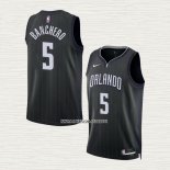 Paolo Banchero NO 5 Camiseta Orlando Magic Ciudad 2022-23 Negro