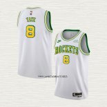 Sean Tate NO 8 Camiseta Houston Rockets Classic 2022-23 Blanco