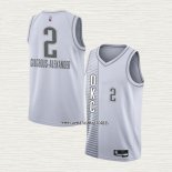 Shai Gilgeous-Alexander NO 2 Camiseta Oklahoma City Thunder Ciudad 2021-22 Blanco