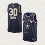Stephen Curry NO 30 Camiseta Golden State Warriors All Star 2024 Azul