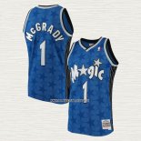 Tracy McGrady NO 1 Camiseta Orlando Magic Mitchell & Ness 2001-02 Azul