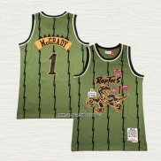 Tracy McGrady NO 1 Camiseta Toronto Raptors Mitchell & Ness 1998-99 Verde
