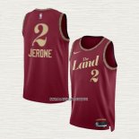 Ty Jerome NO 2 Camiseta Cleveland Cavaliers Ciudad 2023-24 Rojo