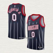 Tyty Washington JR. NO 0 Camiseta Houston Rockets Ciudad 2022-23 Negro