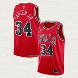 Wendell Carter Jr. NO 34 Camiseta Chicago Bulls Icon Rojo