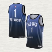 Zion Williamson NO 1 Camiseta New Orleans Pelicans All Star 2023 Azul