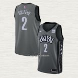 Blake Griffin NO 2 Camiseta Brooklyn Nets Statement 2020 Gris