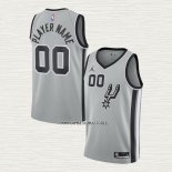 Camiseta San Antonio Spurs Personalizada Statement Gris