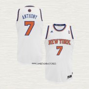 Carmelo Anthony NO 7 Camiseta New York Knicks Blanco