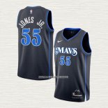 Derrick Jones JR. NO 55 Camiseta Dallas Mavericks Ciudad 2023-24 Azul