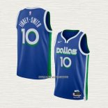 Dorian Finney-Smith NO 10 Camiseta Dallas Mavericks Ciudad 2022-23 Azul