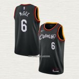 JaVale McGee NO 6 Camiseta Cleveland Cavaliers Ciudad 2020-21 Negro