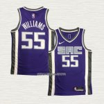 Jason Williams NO 55 Camiseta Sacramento Kings Icon 2020-21 Violeta