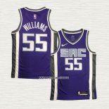 Jason Williams NO 55 Camiseta Sacramento Kings Icon 2020-21 Violeta