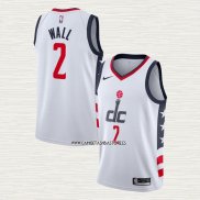 John Wall NO 2 Camiseta Washington Wizards Ciudad 2019-20 Blanco