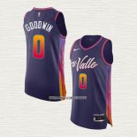 Jordan Goodwin NO 0 Camiseta Phoenix Suns Ciudad Autentico 2023-24 Violeta