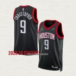 Josh Christopher NO 9 Camiseta Houston Rockets Statement 2023-24 Negro