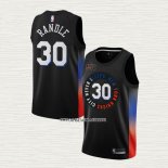Julius Randle NO 30 Camiseta New York Knicks Ciudad 2020-21 Negro