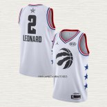 Kawhi Leonard NO 2 Camiseta Toronto Raptors All Star 2019 Blanco