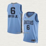 Kenneth Lofton JR. NO 6 Camiseta Memphis Grizzlies Statement 2022-23 Azul