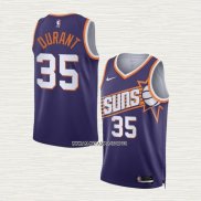 Kevin Durant NO 35 Camiseta Phoenix Suns Icon 2023-24 Violeta