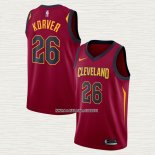 Kyle Korver NO 26 Camiseta Cleveland Cavaliers Icon Rojo