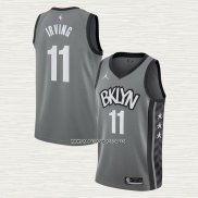 Kyrie Irving NO 11 Camiseta Brooklyn Nets Statement 2020 Gris