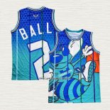 LaMelo Ball NO 2 Camiseta Charlotte Hornets Mitchell & Ness Big Face Verde