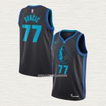 Luka Doncic NO 77 Camiseta Dallas Mavericks Ciudad 2018-19 Azul