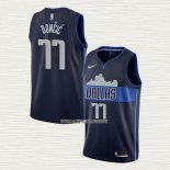 Luka Doncic NO 77 Camiseta Dallas Mavericks Statement Azul