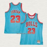 Michael Jordan NO 23 Camiseta Chicago Bulls Mitchell & Ness 1995-96 Azul