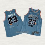Michael Jordan NO 23 Camiseta Chicago Bulls Retro Azul
