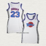 Michael Jordan NO 23 Camiseta Mujer Tune Squad Blanco