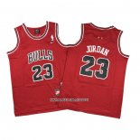 Michael Jordan NO 23 Camiseta Nino Chicago Bulls Rojo