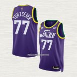 Omer Yurtseven NO 77 Camiseta Utah Jazz Classic 2023-24 Violeta