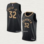 Otto Porter JR. NO 32 Camiseta Toronto Raptors Ciudad 2022-23 Negro